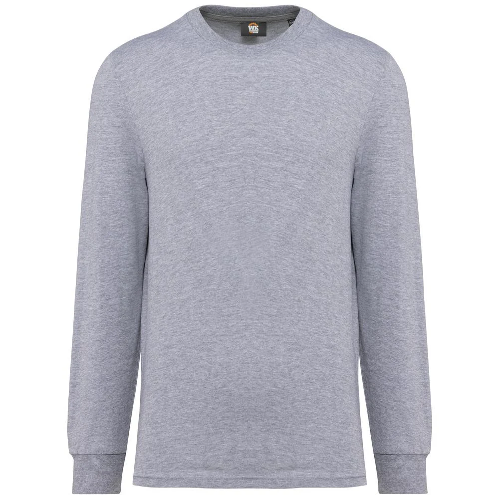 WK. Designed To Work WK303 T-shirt Lange Mouwen – Oxford grijs