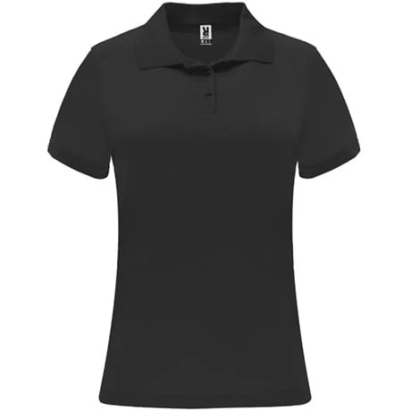 Roly PO0410 Monzha Technische Polo Dames – Black