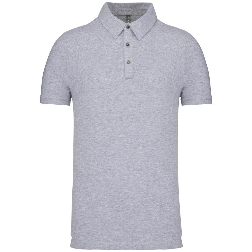 Kariban K262 Polo Heren – Oxford grijs