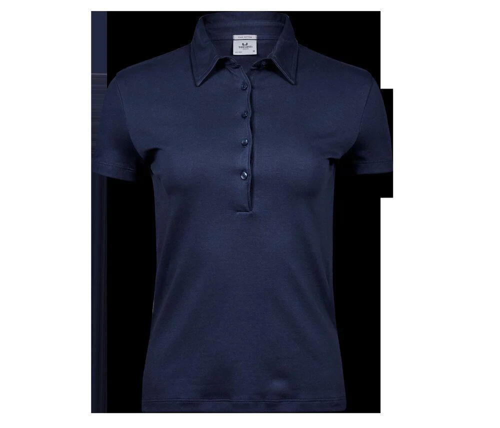 Tee Jays TJ1441 Pima Katoenen Polo Dames – Navy