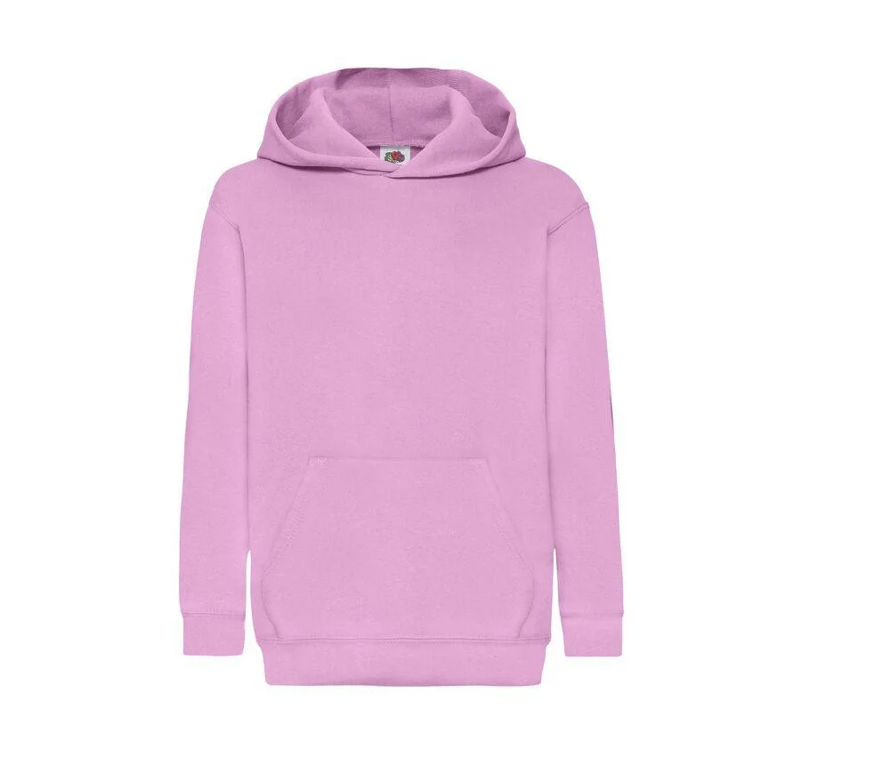 Fruit of the Loom SC371 Kinderhoodie – Light Pink