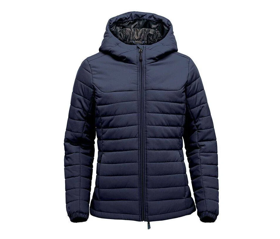 Stormtech SHQXH1W Nautilus Gewatteerde Jas met Capuchon Dames – Navy