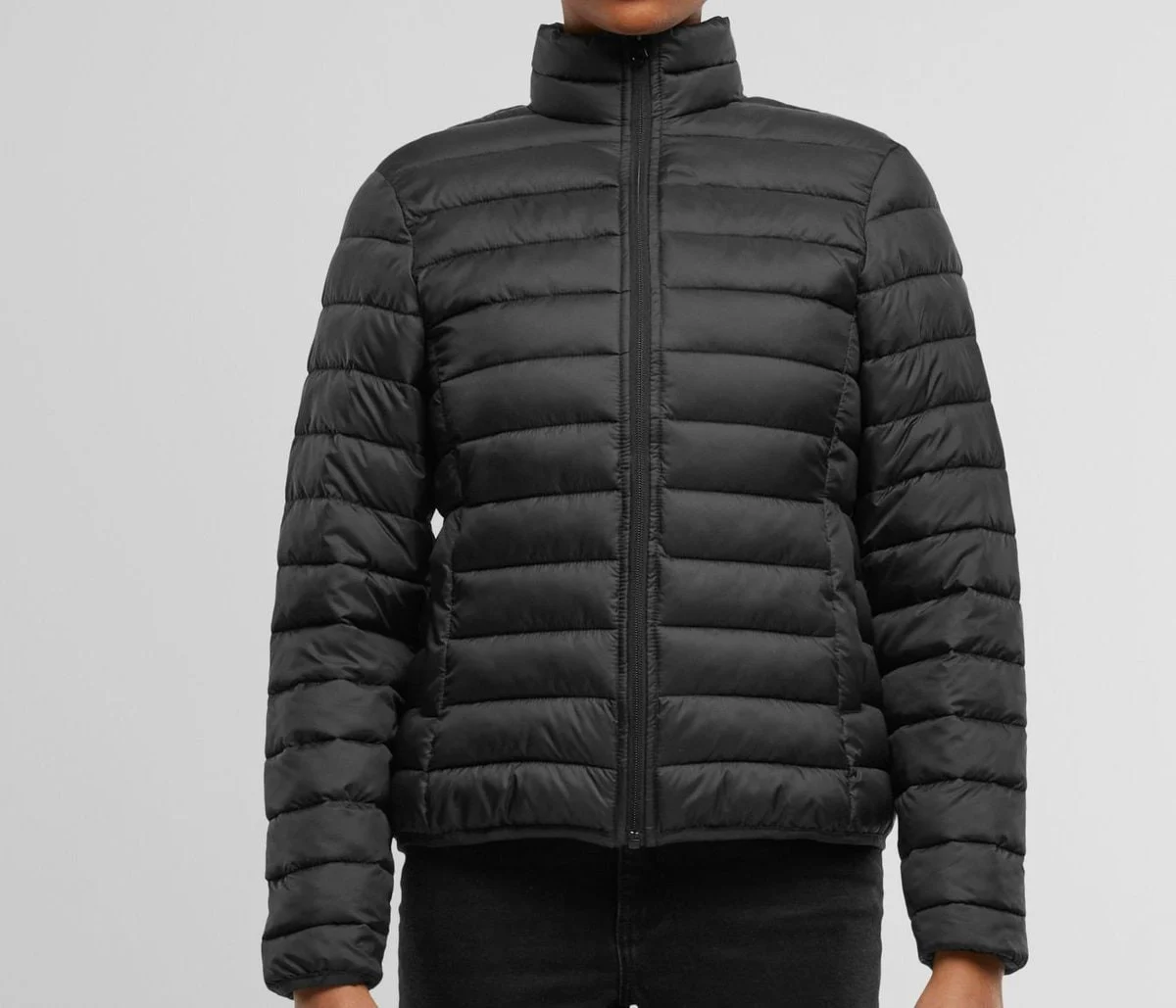 New Morning Studios NM030 Light Puffer Gewatteerde Jas Dames – Black