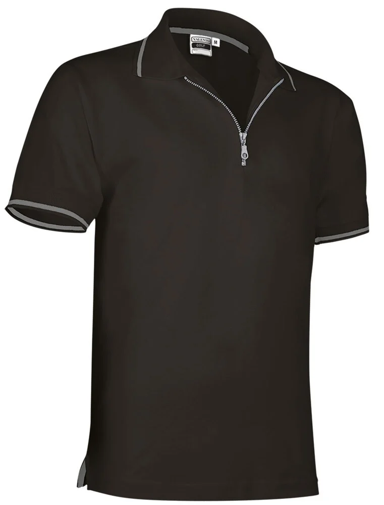 Valento POVAGOL Golf Polo – black-cement grey