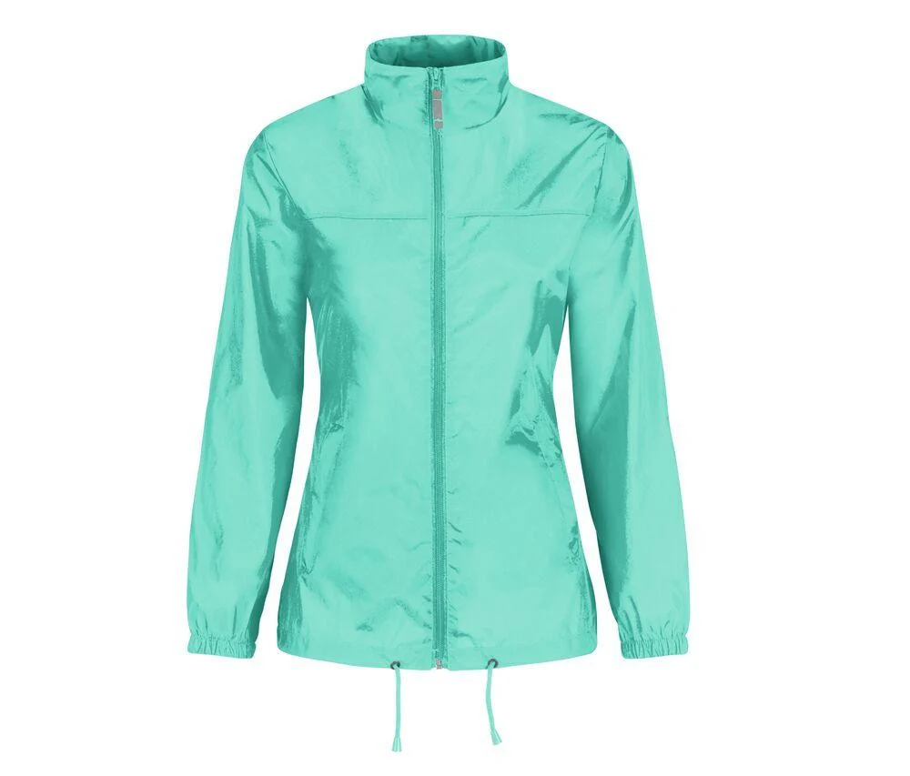 B&C BC302 Sirocco Windjack Dames – Pixel Turquoise