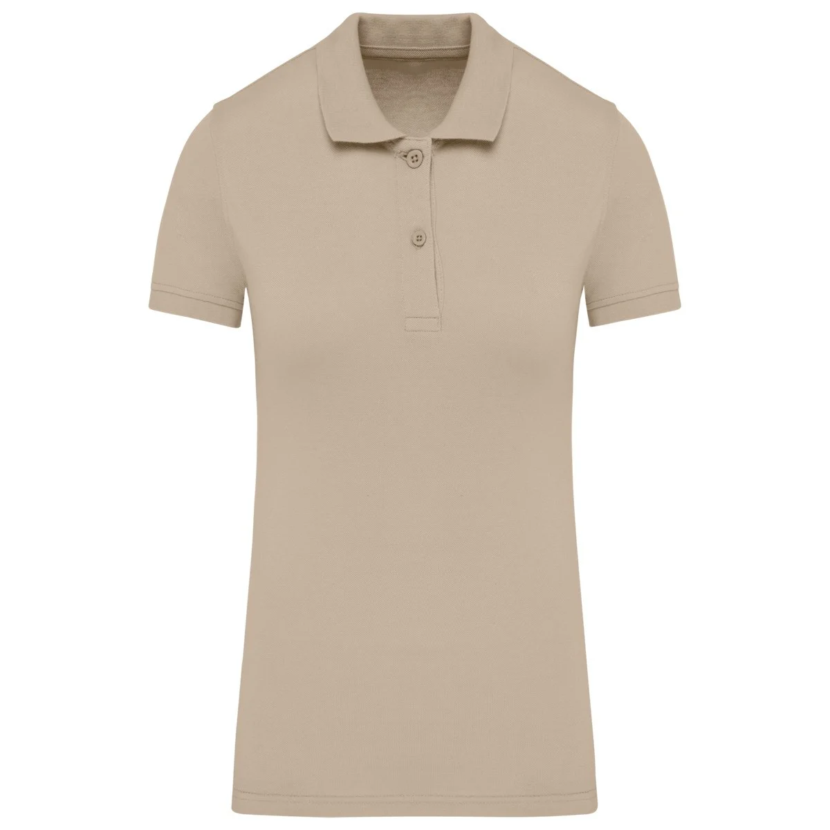 Kariban K2026 Biologisch Polo Dames – Licht zand