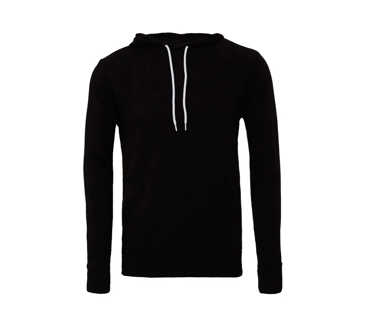 Bella+Canvas BE3719 Unisex Fleece Hoodie – Black