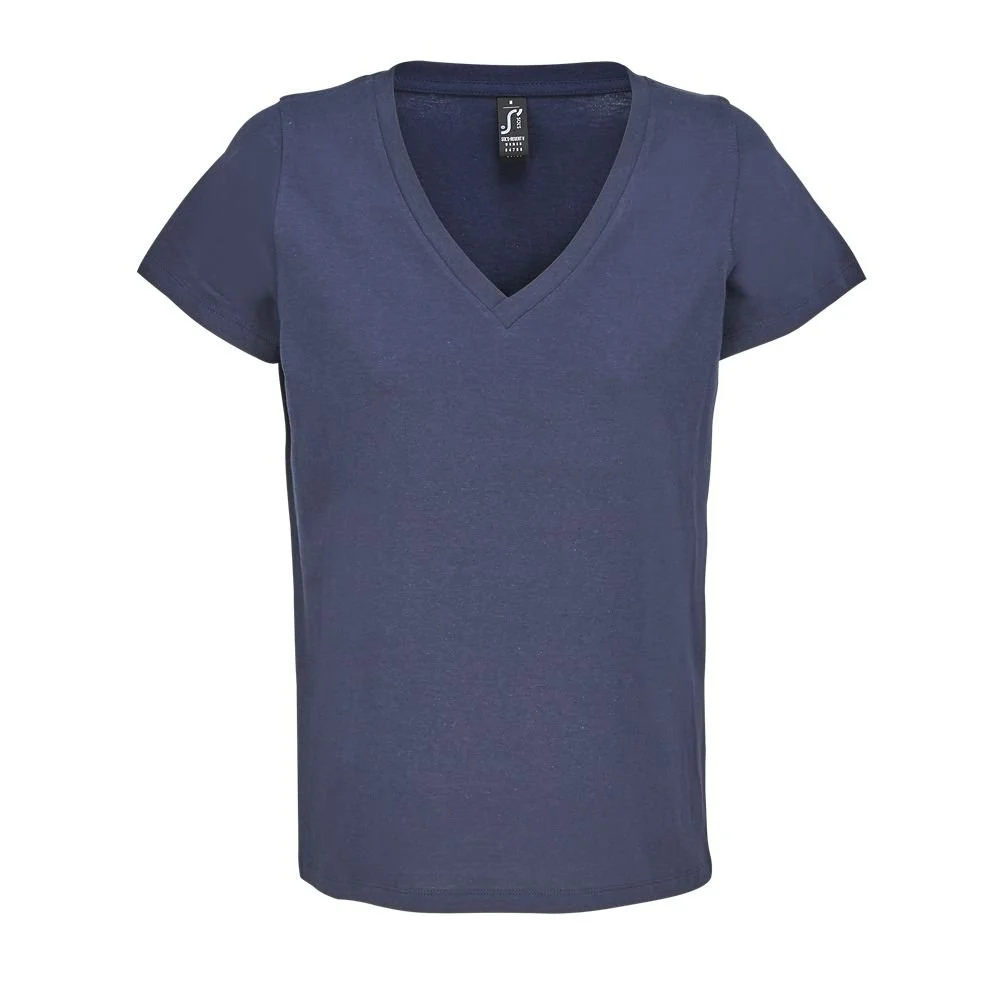 SOL'S 04766 Regent T-shirt V-hals Dames – Franse marine