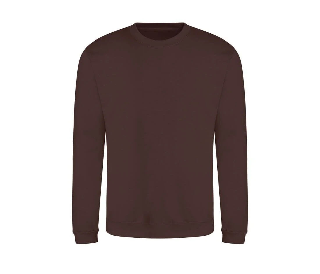 AWDIS JH030 Sweater – Chocolate Fudge Brownie