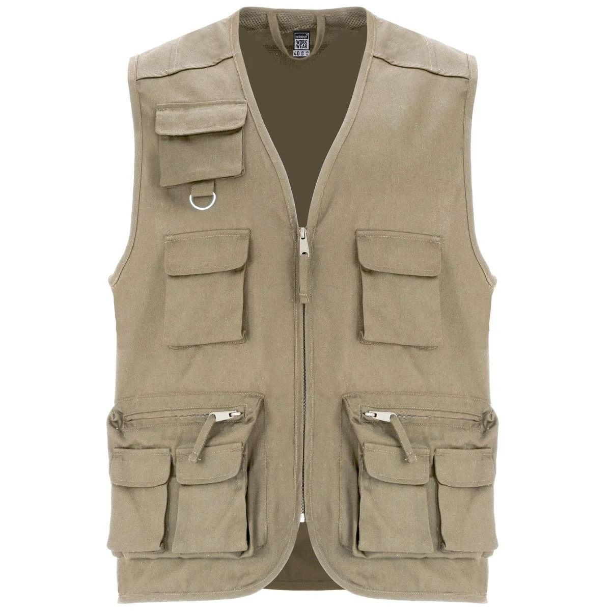 Roly CC9111 Venera Multi-pocket Werkbodywarmer Heren – Dark Sand