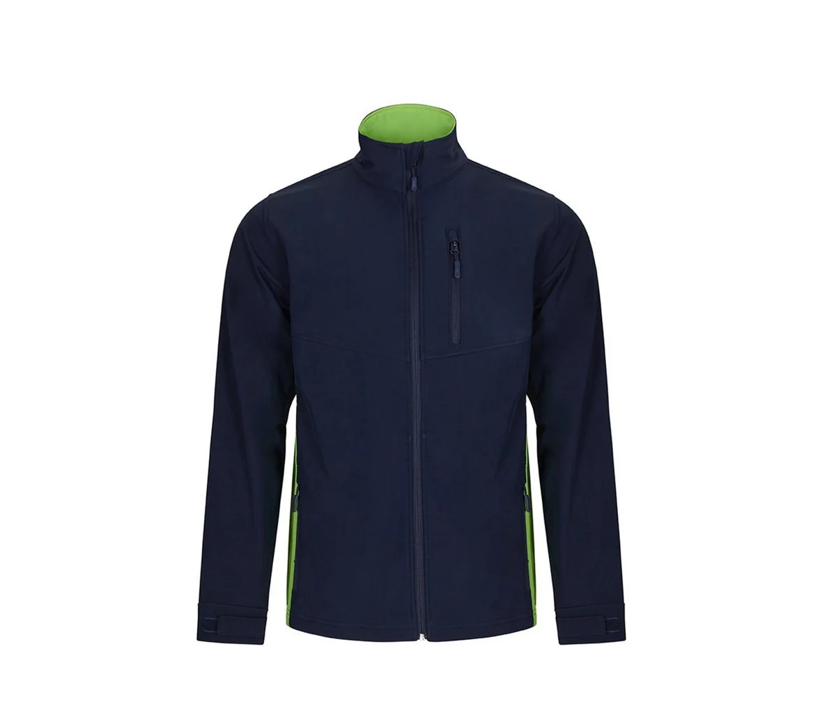 Velilla V1064 Tweekleurige Softshell Jas – Navy/Lime