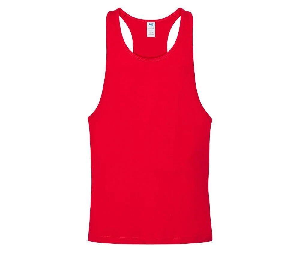 JHK JK420 Unisex Strand Tanktop – Red