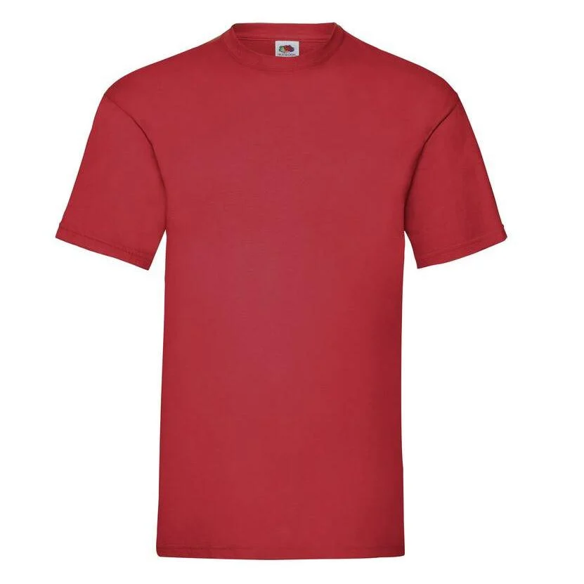 Fruit of the Loom SC230 Katoenen T-shirt – Red
