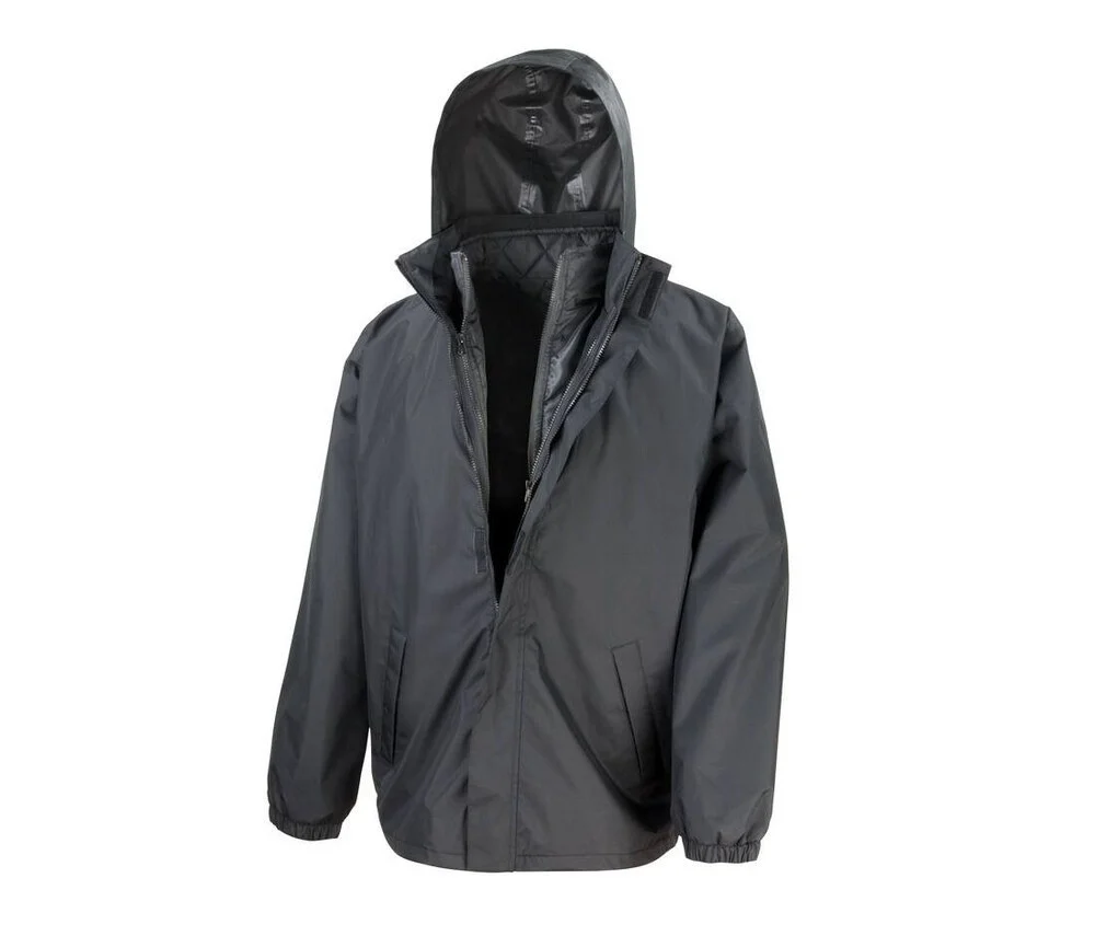 Result RS215X 3-in-1 Jas met Gestepte Bodywarmer – Black