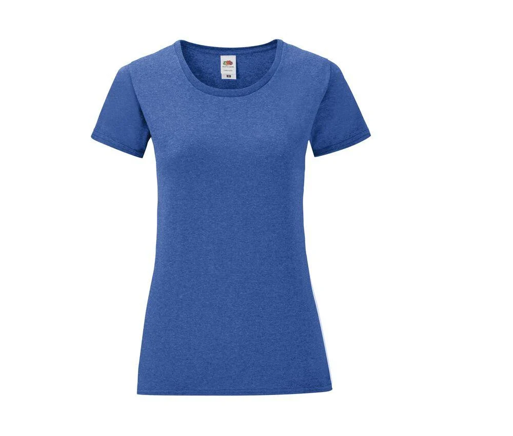 Fruit of the Loom SC151 Iconic T-shirt Dames – Heather Royal