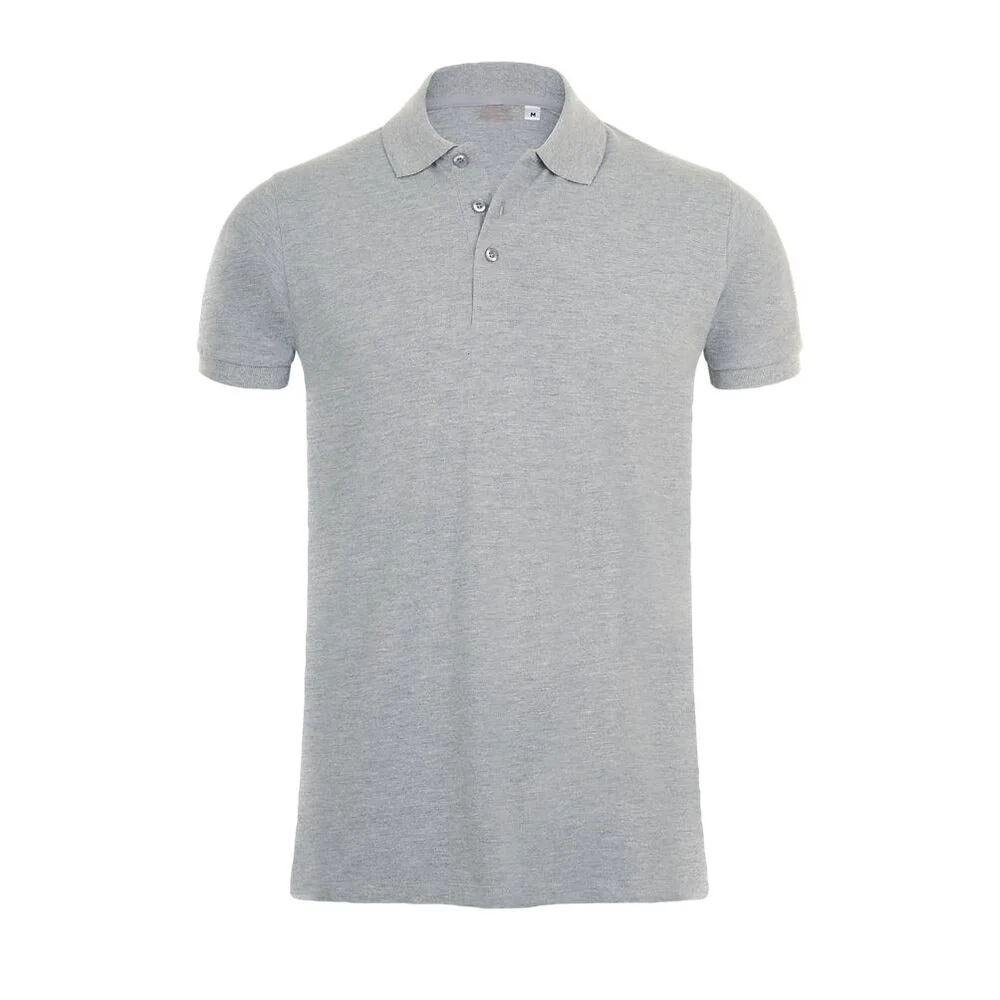 SOL'S 01708 Phoenix Stretch Polo Heren – Gemengd grijs