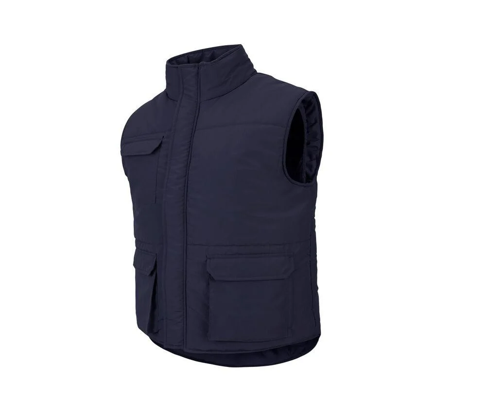 Velilla V25901 Multi-pocket Gewatteerde Bodywarmer Heren – Navy