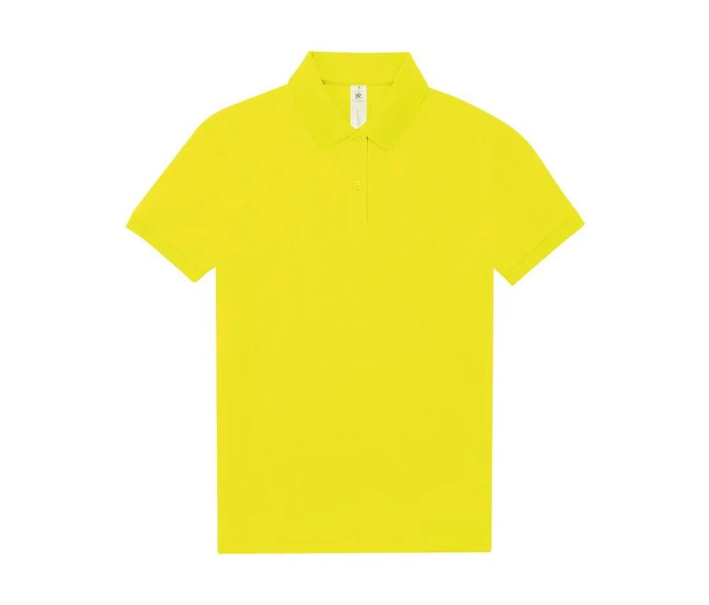 B&C BCW461 Fijne Piqué Polo Dames – Pixel Lime