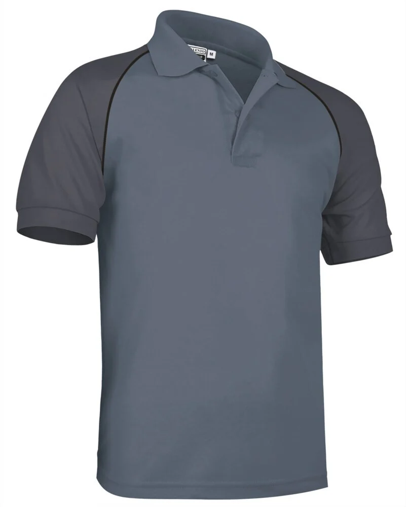Valento POVARGC Venur Polo – cement grey-charcoal grey-black