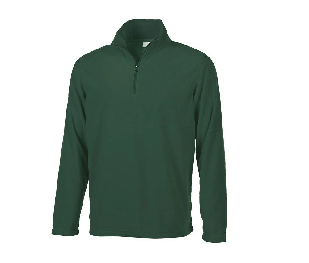 Pen Duick PK707 Nordic Fleecetrui met Rits Heren – Forest Green