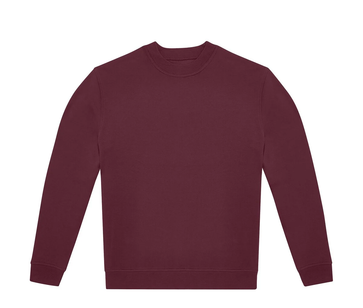 B&C ID222 Unisex Sweater – Burgundy