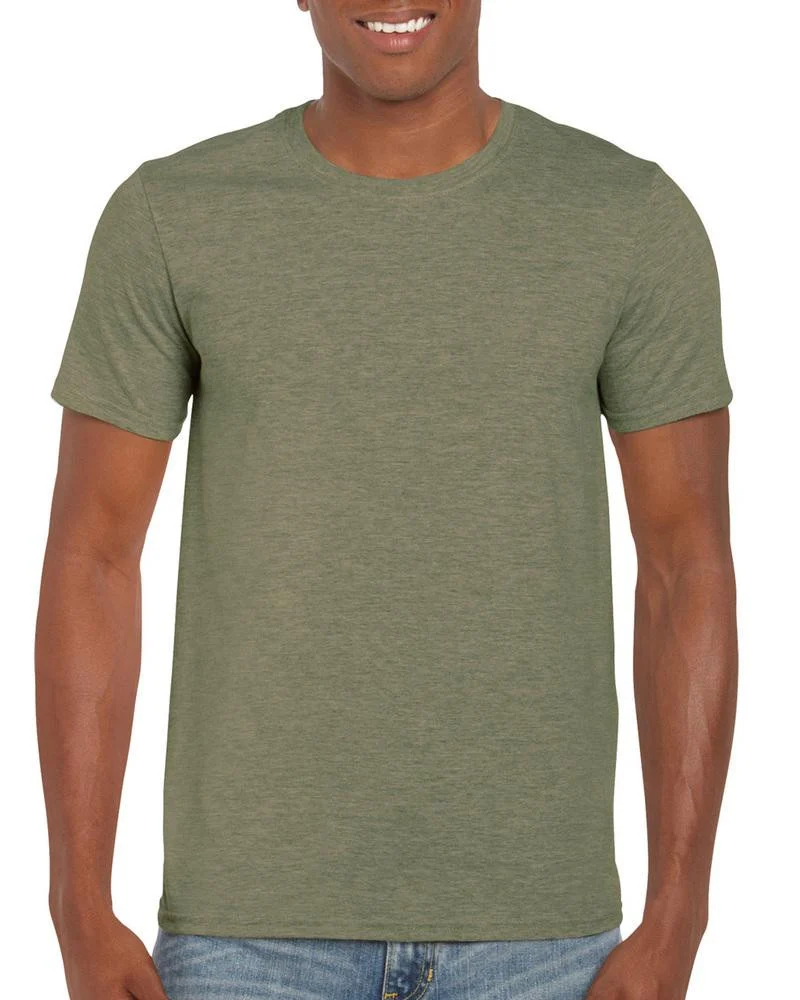 Gildan GN640 Softstyle T-shirt – Heather Military Green