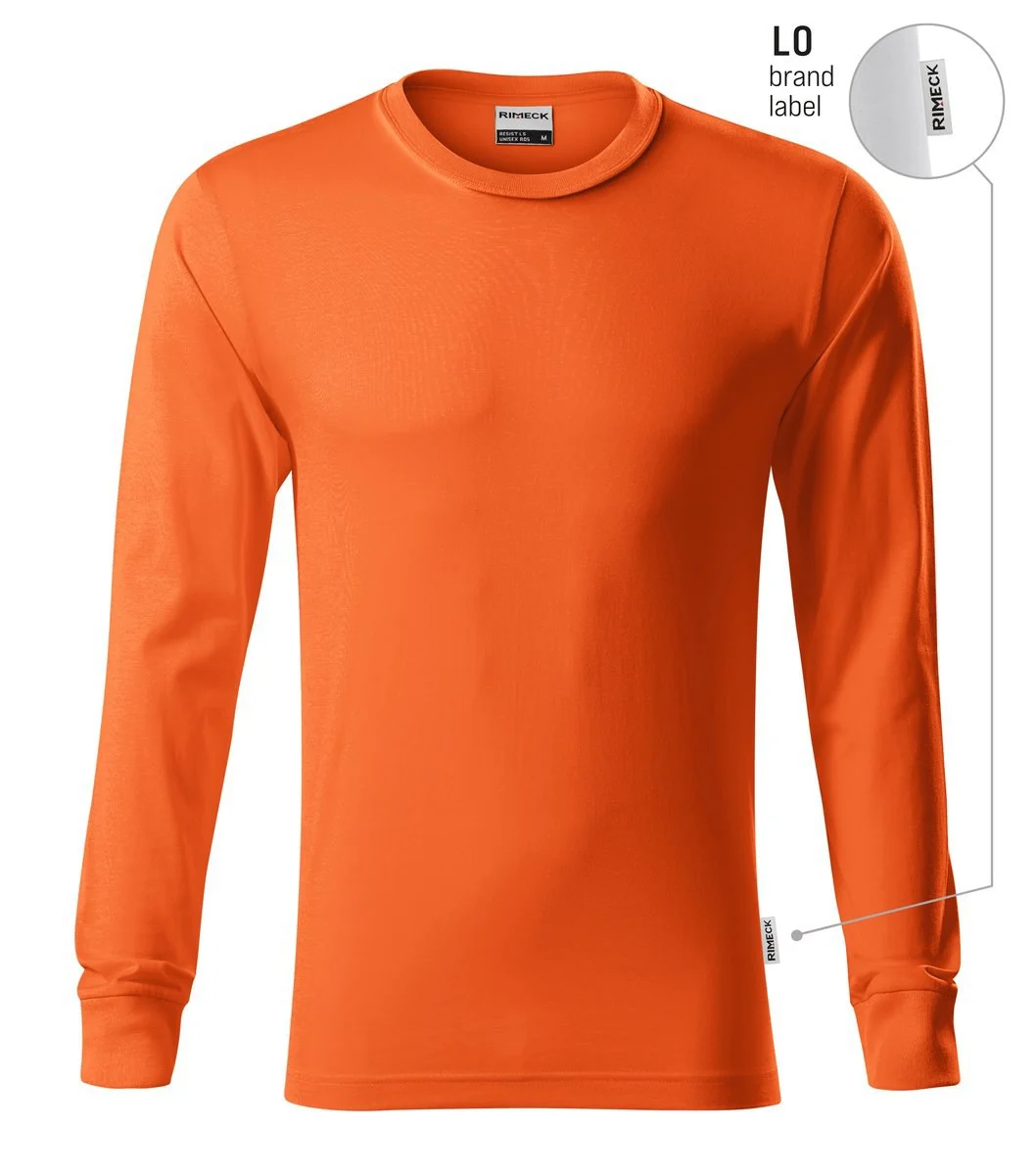 Rimeck R05 Resist T-shirt Lange Mouwen – oranje 11 (merklabel)