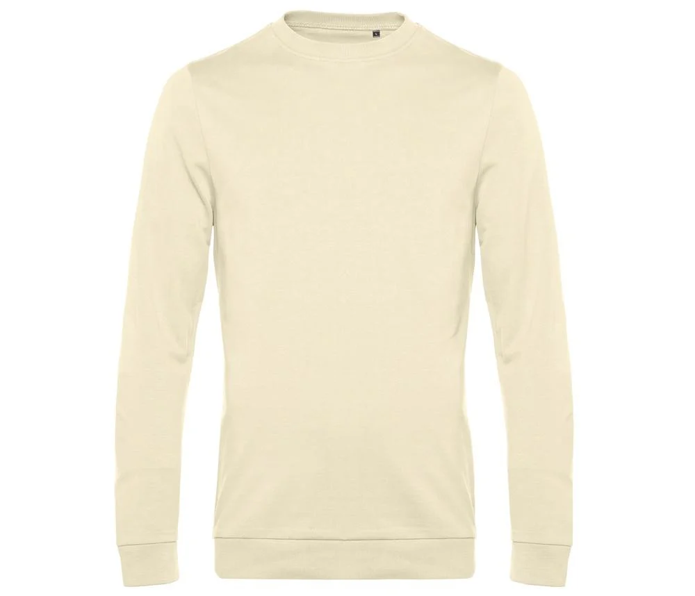 B&C BCU01W Sweater – Pale Yellow