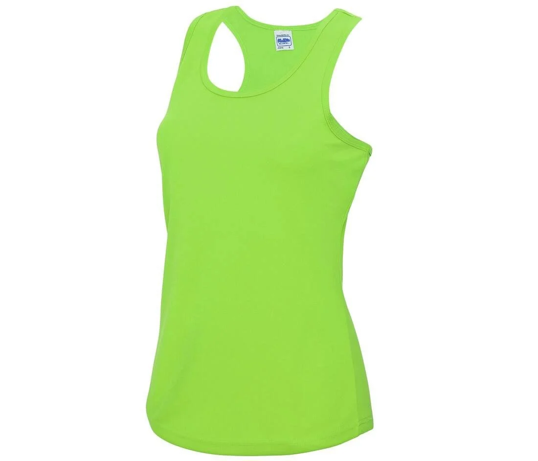 Just Cool JC015 Cool Sporttanktop Dames – Electric Green