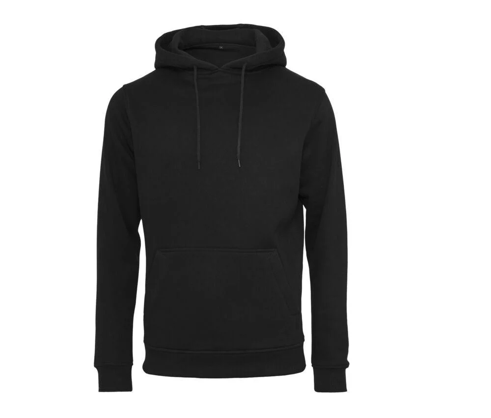 Build Your Brand BY011 Heavy Hoodie – Black
