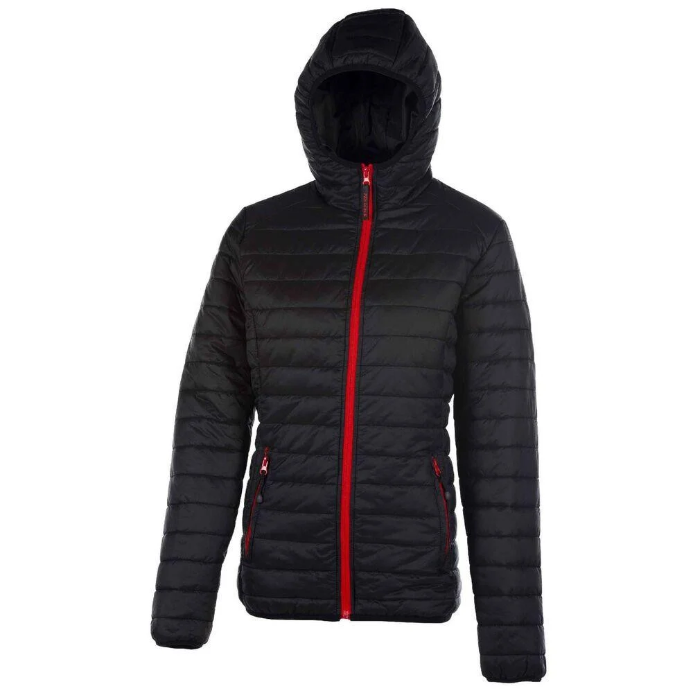 Pen Duick PK763 Pacific Gewatteerde Jas Dames – Black/Red