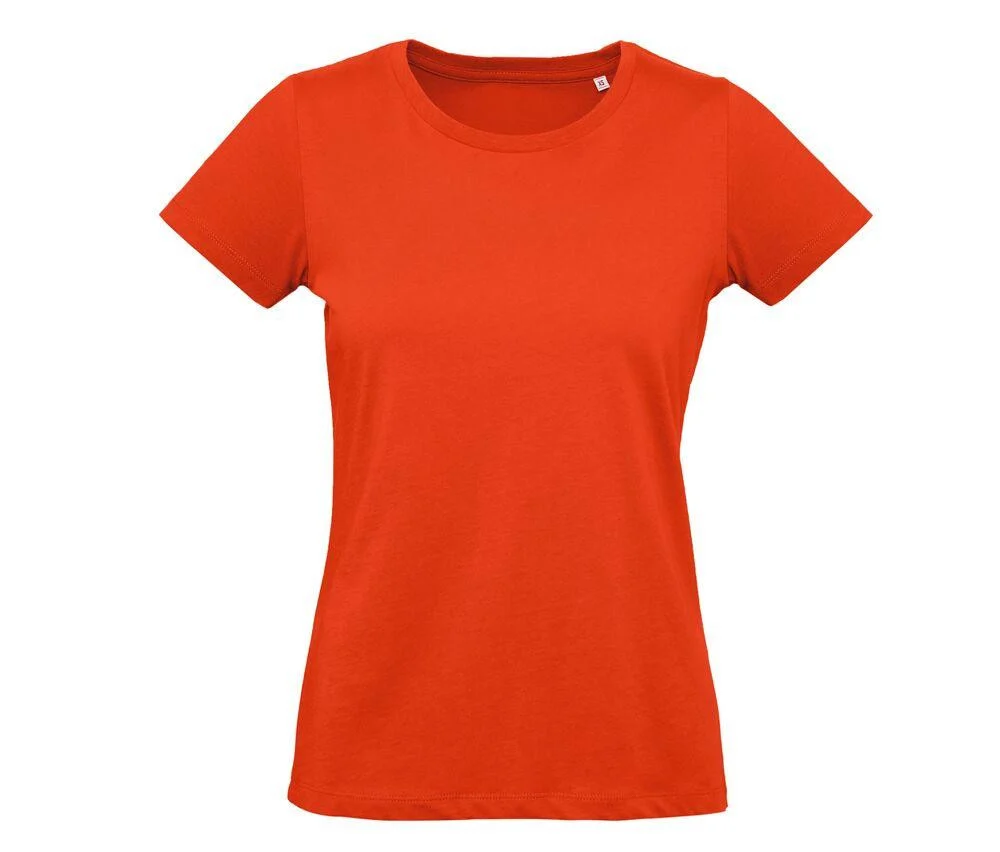 B&C BC049 Inspire Plus T-shirt Dames – Fire Red