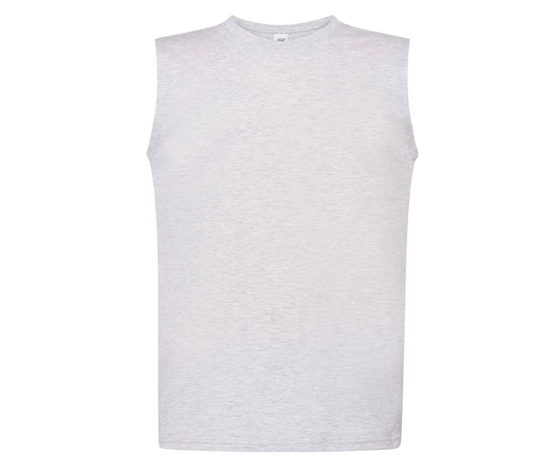 JHK JK406 Mouwloos T-shirt Heren – Ash