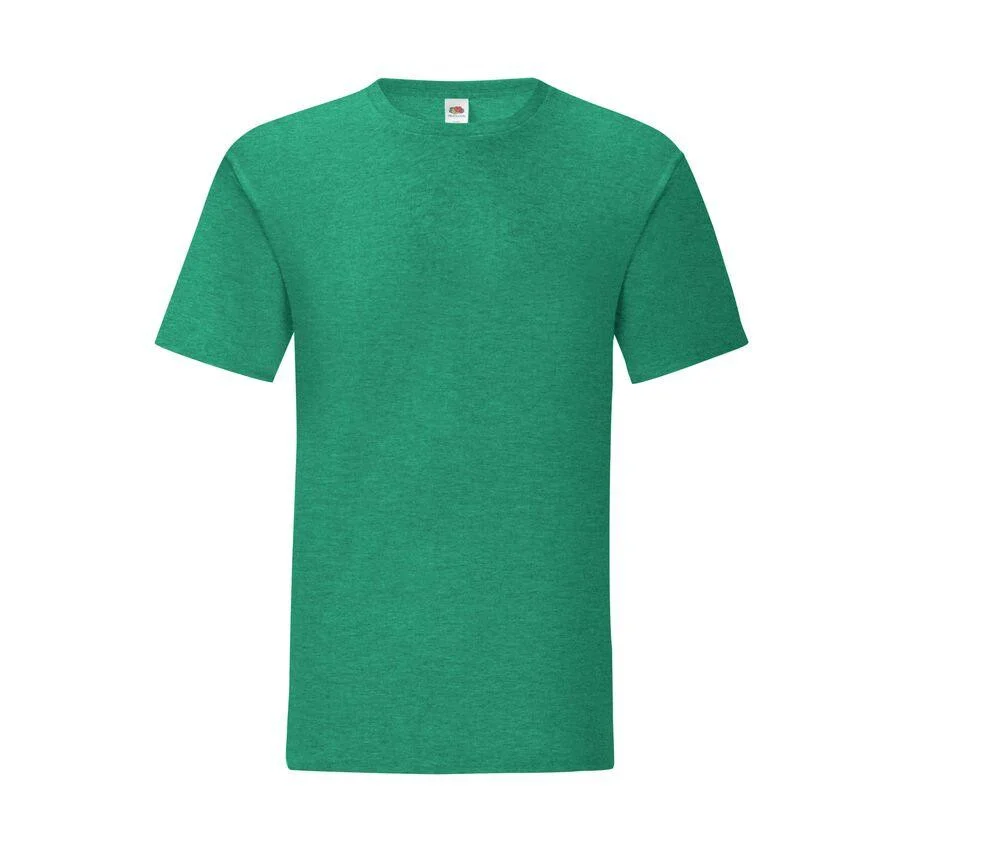 Fruit of the Loom SC150 Iconic T-shirt Heren – Heather Green