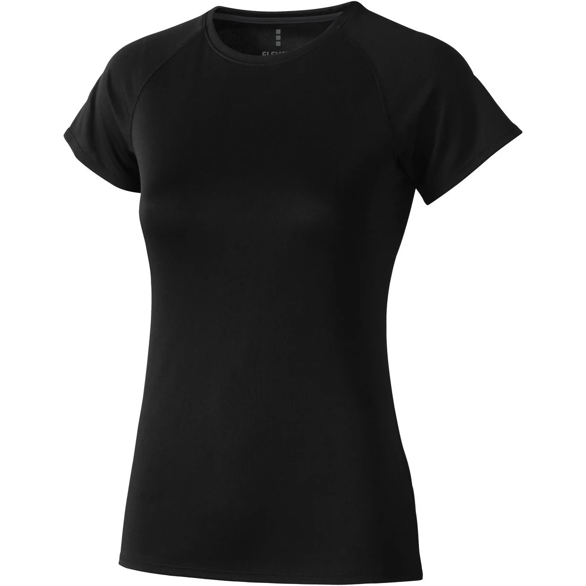 Elevate 39011 Niagara Sport T-shirt Dames – Effen zwart