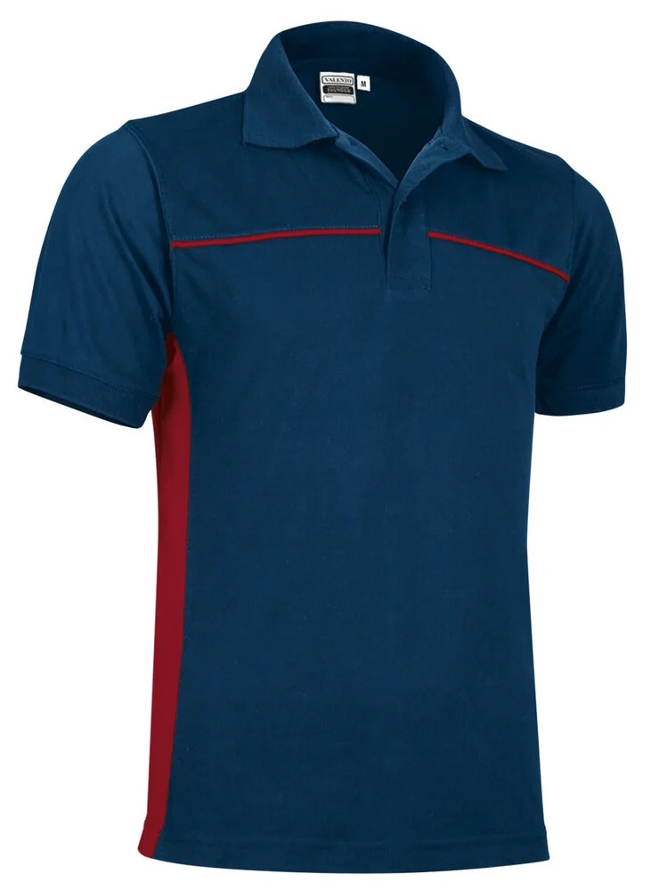 Valento POVATHU Thunder Polo – orion navy blue-lotto red