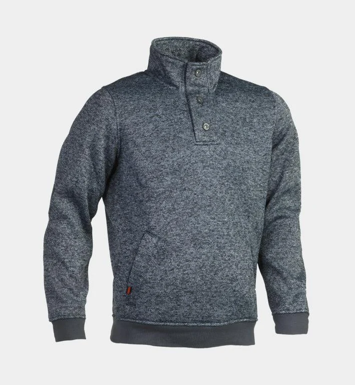 Herock HK1701 Fleecetrui met Rits Heren – Grey Chine