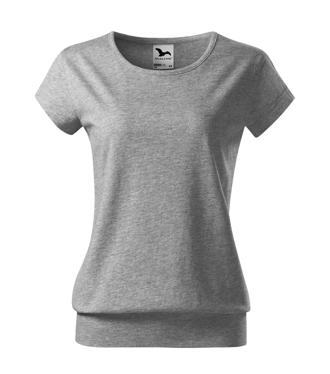 Malfini 120 T-shirt Dames – Donkerblauw grijs