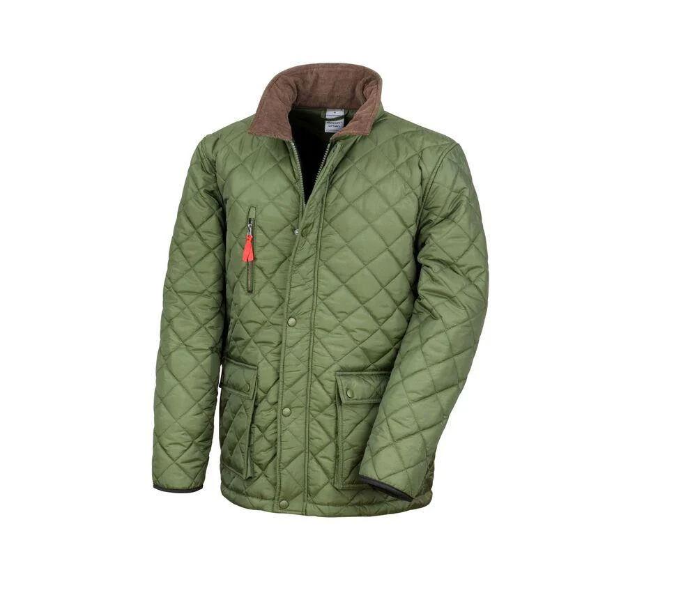Result RS196 Rider Gewatteerde Jas – Olive Green