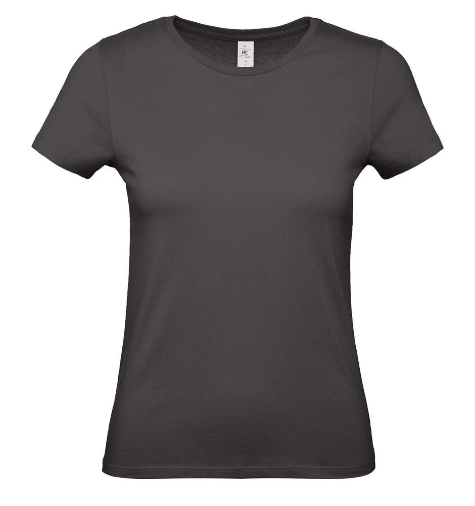 B&C BC02T #E150 T-shirt Dames – Used Black