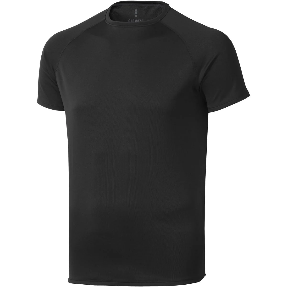 Elevate 39010 Niagara Sport T-shirt Heren – Effen zwart