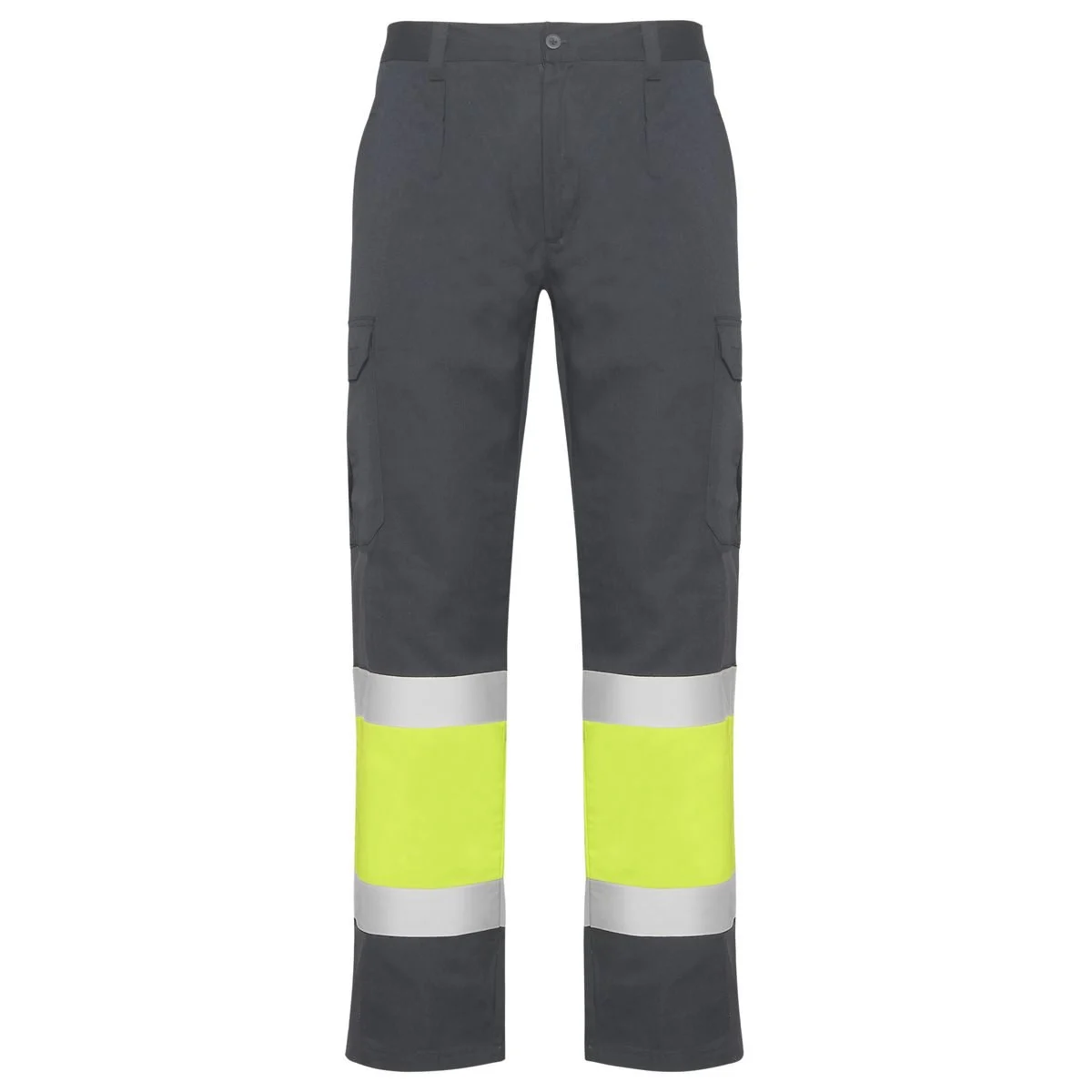 Roly HV9300 Naos Werkbroek Hoge Zichtbaarheid – LOOD/FLUOR GEEL