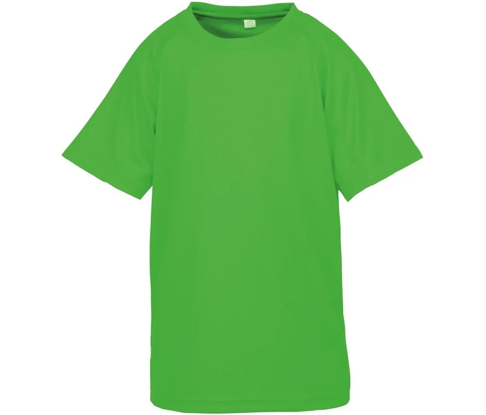 Spiro SP287J Aircool Kinder T-shirt – Flo Green