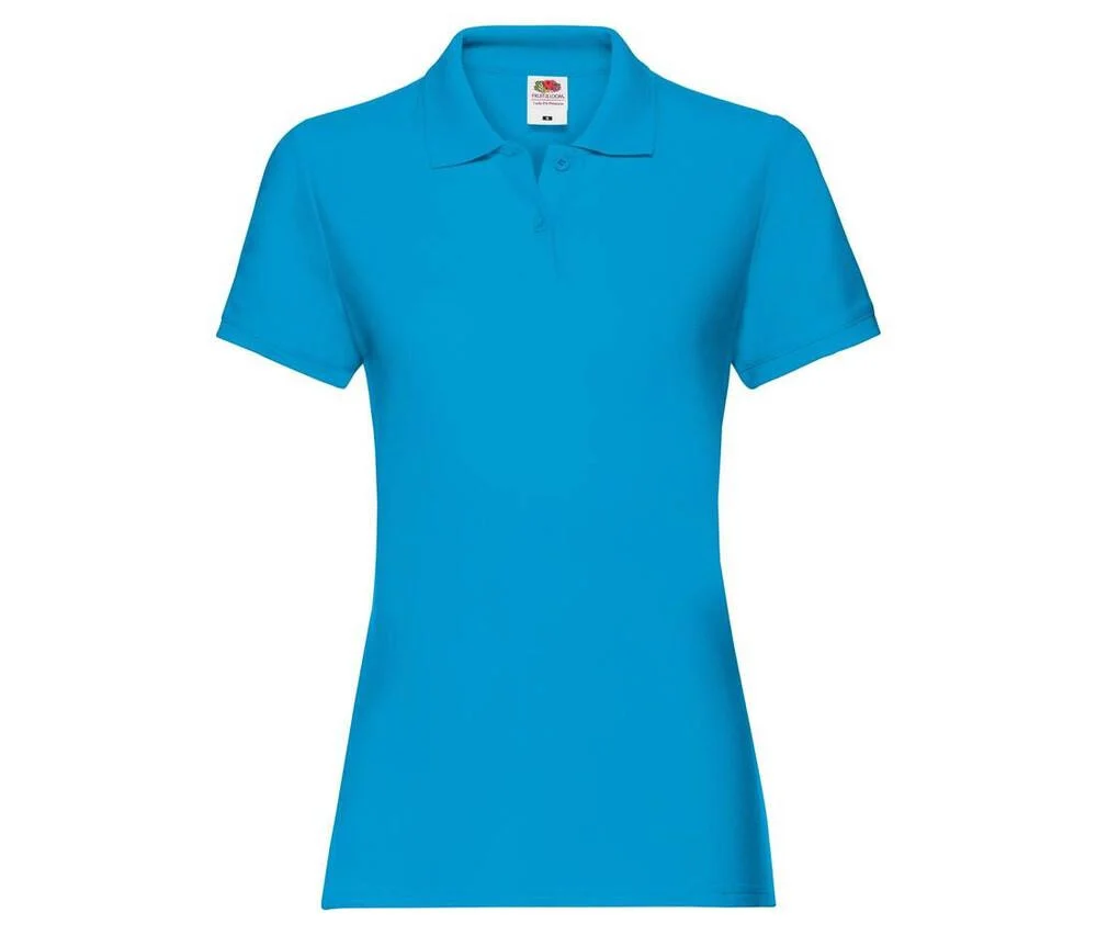 Fruit of the Loom SC386 Premium Polo Dames – Azure Blue