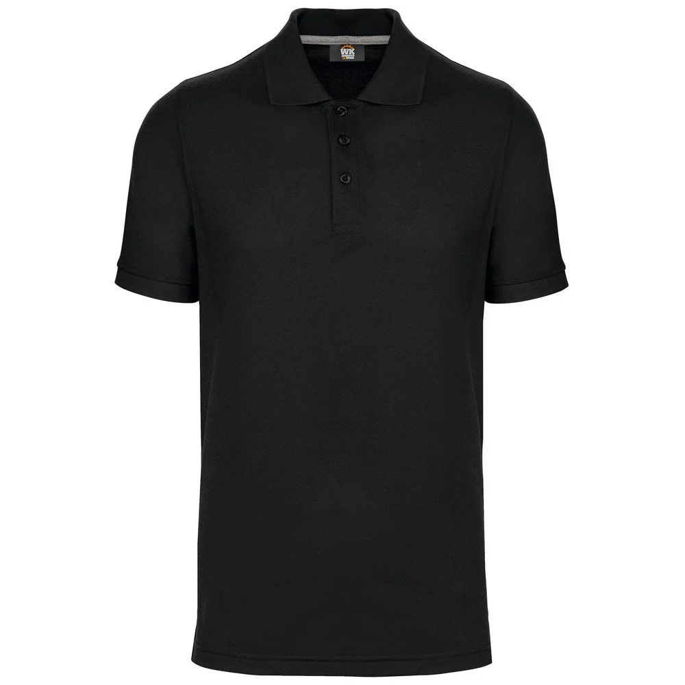 WK. Designed To Work WK274 Polo Heren – Zwart