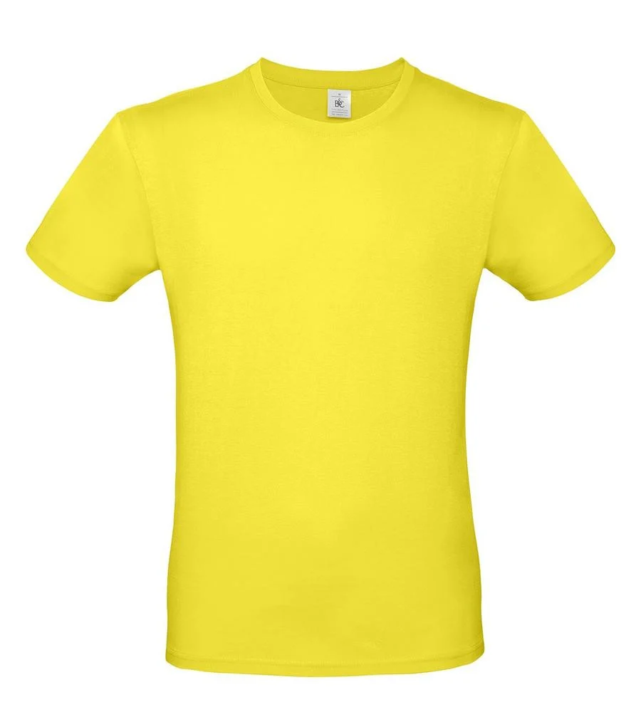B&C BC01T #E150 T-shirt Heren – Solar Yellow