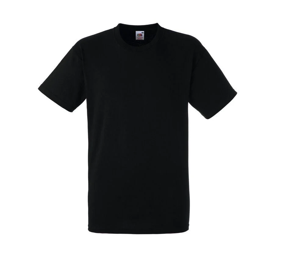 Fruit of the Loom SC190 Heavy T-shirt – Black