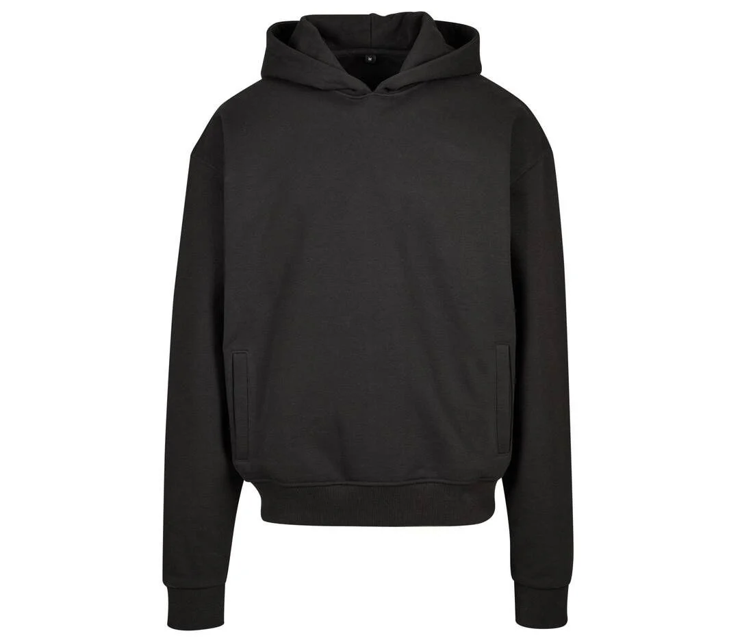 Build Your Brand BY268 Ultra Heavy Oversized Hoodie – Black