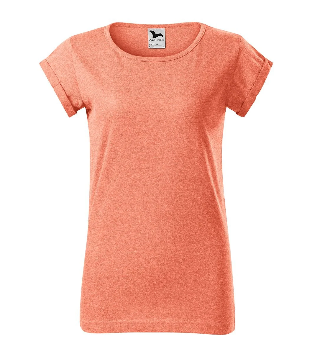 Malfini 164 Fusion T-shirt Dames – melange zonsondergang