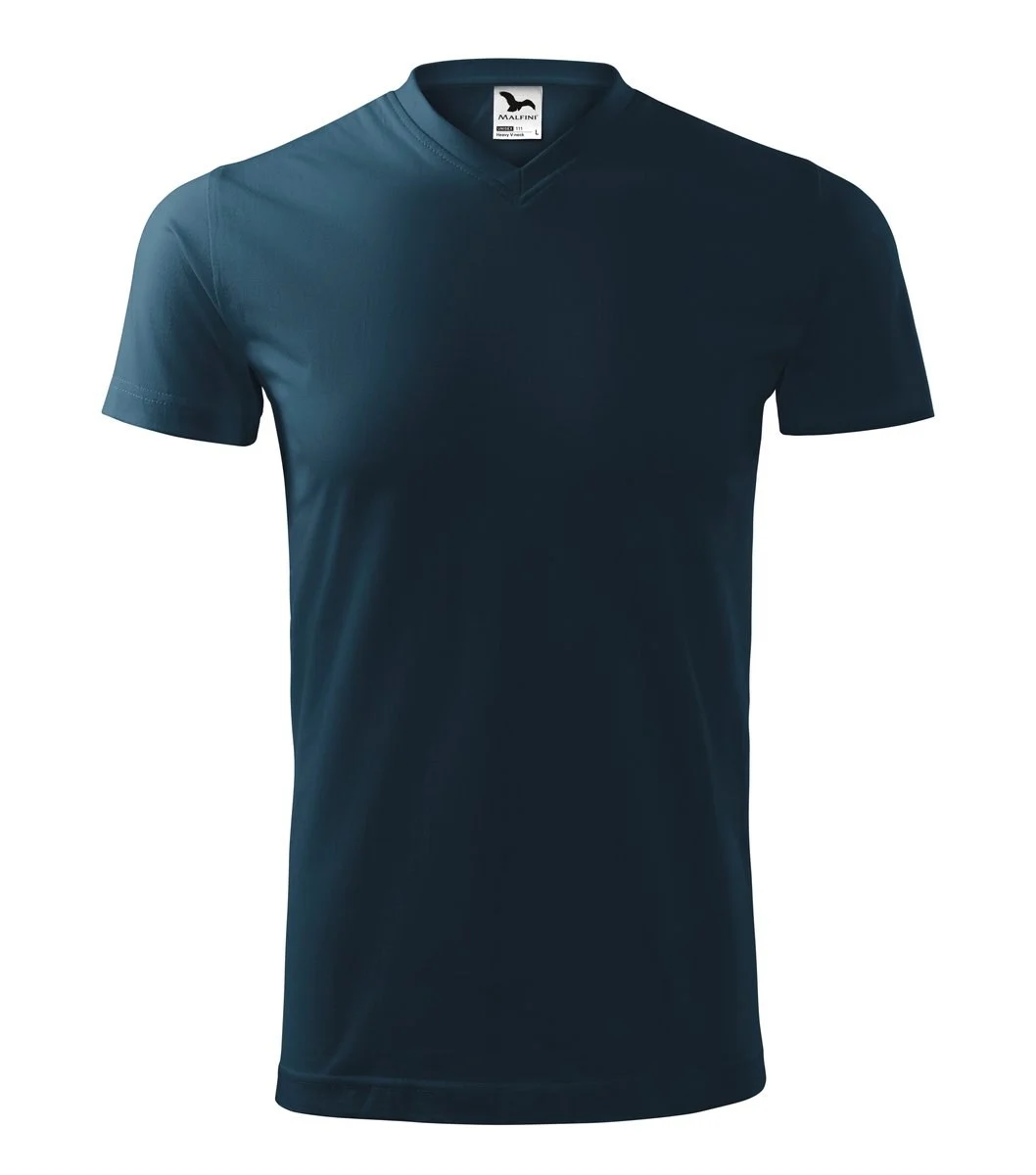 Malfini 111 Heavy T-shirt V-hals – Zee Blauw
